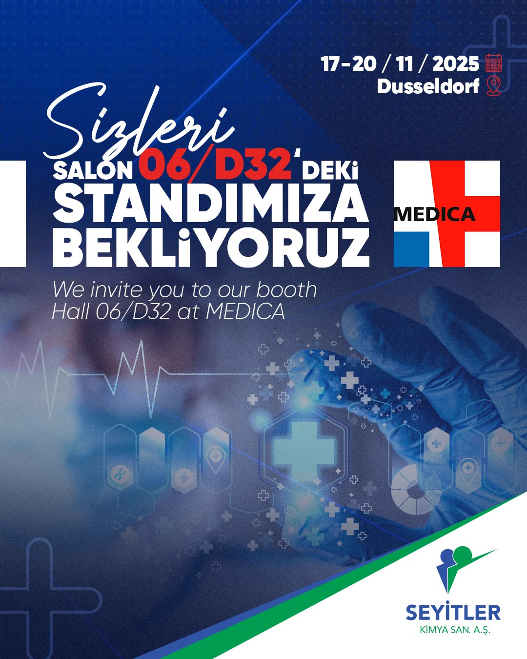 Seyitler Kimya at MEDICA Düsseldorf 2025!