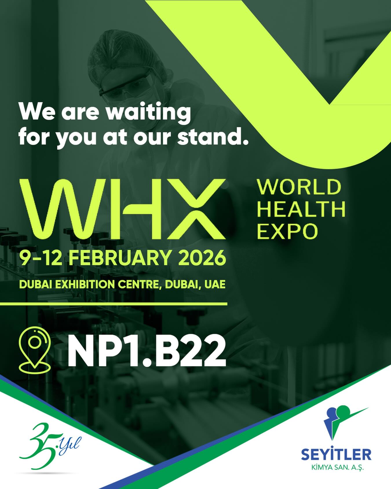 Seyitler Kimya, WHX Dubai 2026’da!